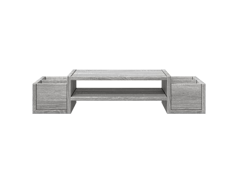  Support de moniteur table meuble bureau et rangement sonoma bois d'ingénierie gris 02_0044961  - Conforama B