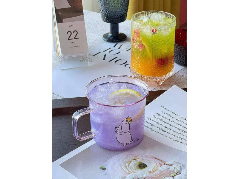  Mug muurla en verre, personnage moomin, bleu  - Conforama B