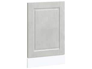 Panneau de lave-vaisselle gris béton 45x1,5x57cm
