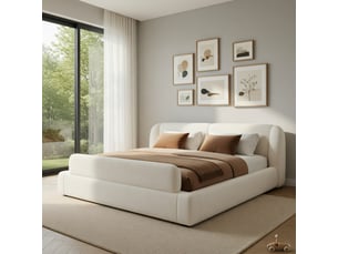 Lit 2 places 140x200 cm <strong></strong> <strong></strong> coloris naturel