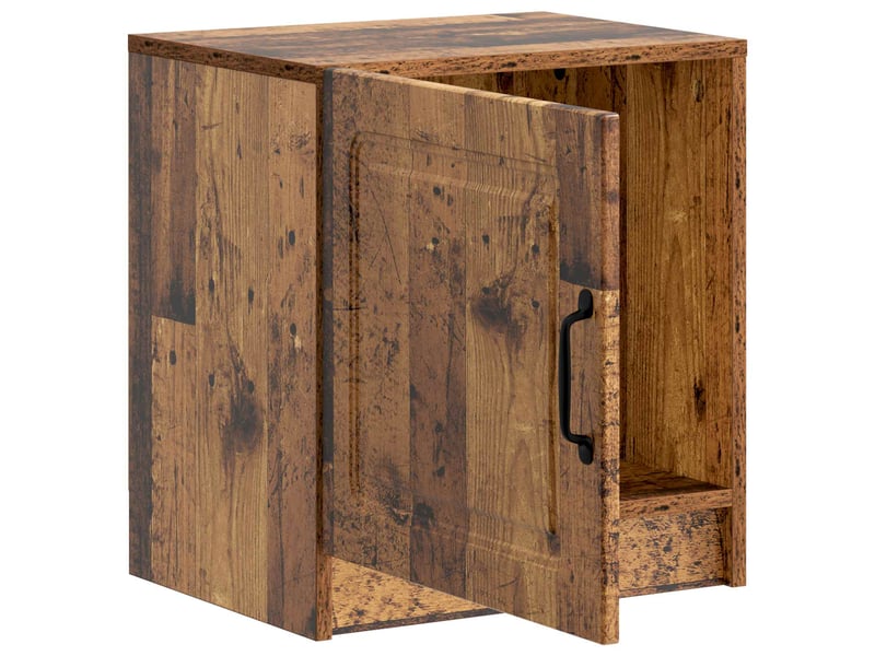  Table de chevet - cabinet de chevet - table de nuit bois ancien 43 x 34,5 x 47 cm  - Conforama C