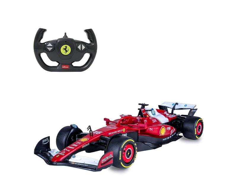  Voiture télécommandée ferrari sf-25 1:12 rouge 2,4ghz 402259 - Conforama A