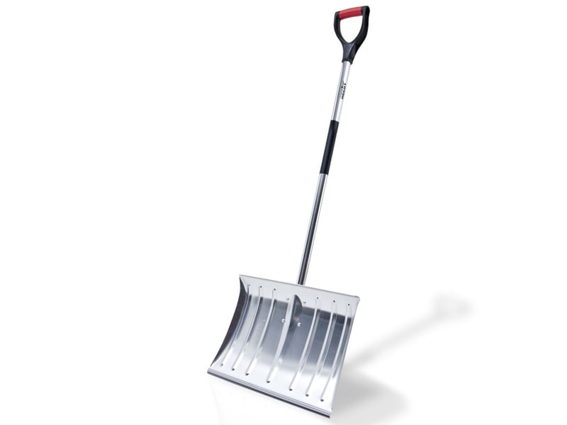  Pelle à neige en aluminium largeur 46 cm pelle de déneigement légère et robuste  - Conforama A