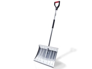 Pelle à neige en aluminium largeur 46 cm pelle de déneigement légère et robuste