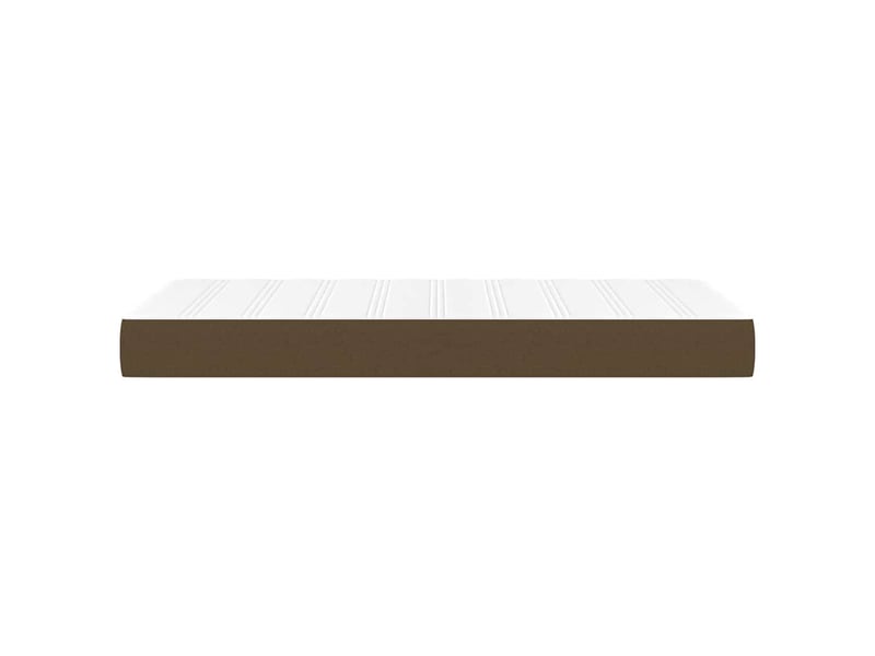  Matelas de lit à ressorts ensachés fermeté moyenne marron foncé 80x200x20 cm  - Conforama D