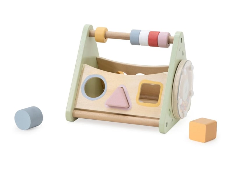  Triangle d'activités viga 44301 polarb - bois 6 faces 6971608443015 - Conforama E