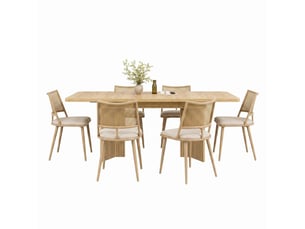 Ensemble table rectangulaire 6 chaise(s) BGSRYAO