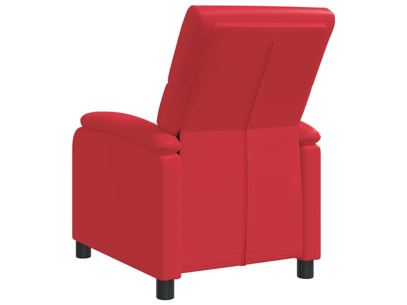 Vidaxl fauteuil inclinable rouge simili cuir - Conforama E