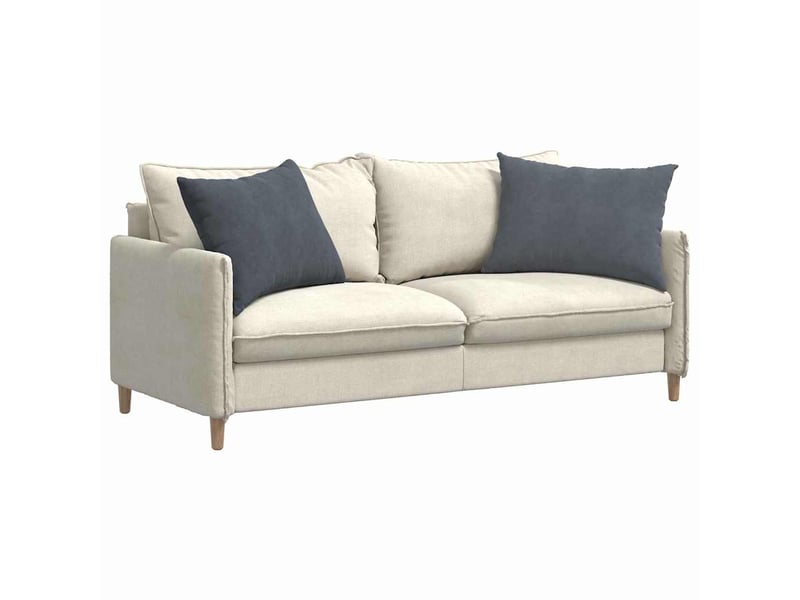 Lot de 2 coussins de canapé, coussins décoratifs gris foncé 70 x 50 cm cf59095 - Conforama C