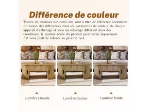 Table basse  coloris marron <strong></strong> <strong></strong>