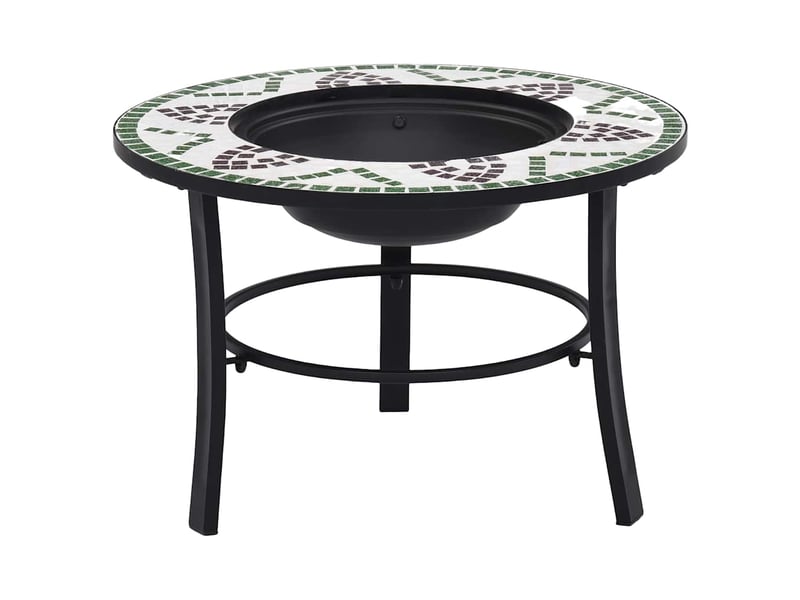  Brasero exterieur, foyer mosaïque vert 68 cm céramique  - Conforama B