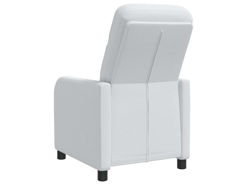  Vidaxl fauteuil inclinable blanc tissu  - Conforama E
