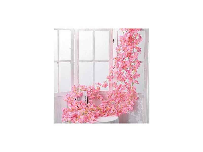 Pièce - fleur artificielle rose foncé de 180 cm 70 pouces  - Conforama A