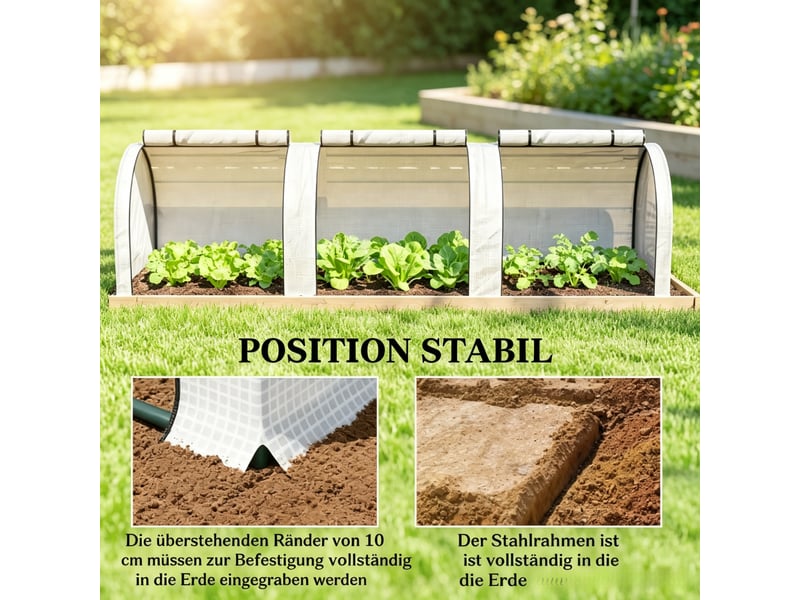 Serre de protection pour plantes modulaire, abri de jardin compact, vert, pratique - Conforama D