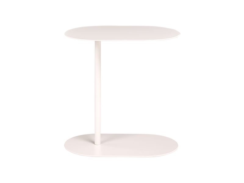  Table d'appoint mille métal blanc cassé  - Conforama D