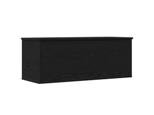 Boîte de rangement, coffre de rangement chêne noir 90x35x35 cm bois d'ingénierie