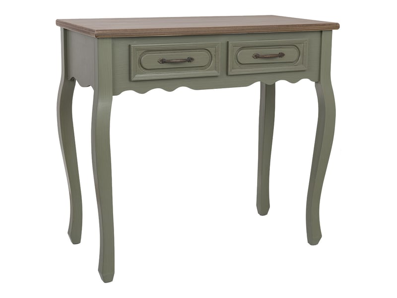  Console d'entrée en bois vert 80x40x75 cm h  - Conforama A