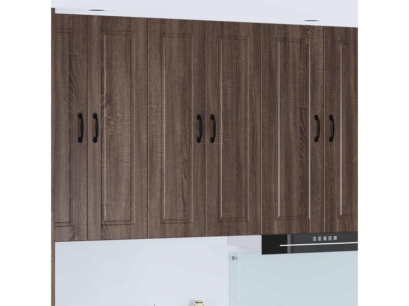 Meuble mural de cuisine, armoire de cuisine chêne brun 60x31x100cm shl4252  - Conforama B