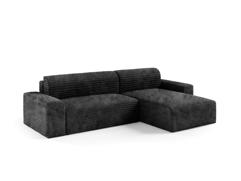  Canapé d’angle coco l avec fonction de couchage couleur : tilia 100  - Conforama C