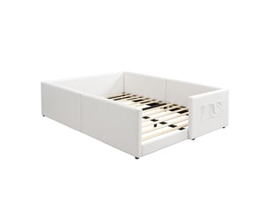 Lit simple 140x200 cm XYLO   coloris blanc