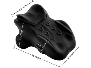Coussin wedge en mousse à mémoire de forme, inclinaison 27°, support ergonomique pour dos, cou et jambes, gris, 66x53x36 cm