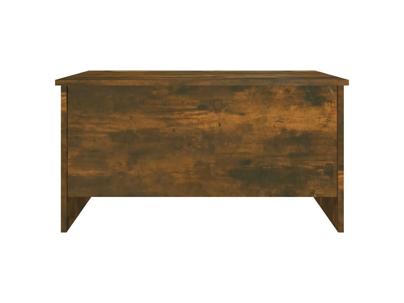  Table basse - table de salon - table à thé chêne fumé 80x55,5x41,5 cm bois d'ingénierie  - Conforama D