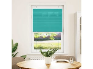 Store plissé, store de fenêtre vert pétrole 70x100 cm largeur du tissu 69,4 cm cf47097