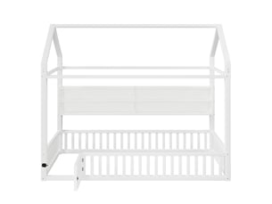 Lit superposé 90x200 cm <strong>DZMDIP</strong>  <strong></strong> coloris blanc