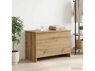 Coffre de rangement, boîte de rangement de rangement chêne artisanal 80x40x50 cm