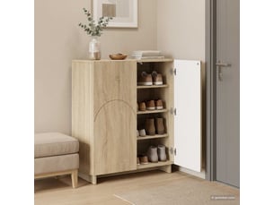 Meuble à chaussures 3 paire(s)  <strong></strong>  <strong></strong> coloris bois clair