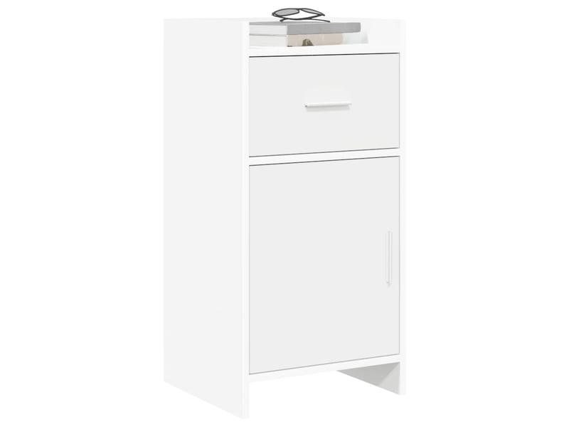  Buffet - bahut - meuble de rangement blanc 40 x 36 x 80 cm bois d'ingénierie  - Conforama C