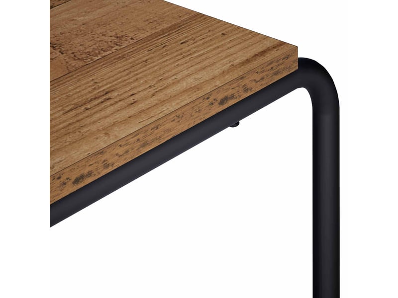  Meuble tv moderne, banc tv 80x35,5x42 cm bois ancien bois d'ingénierie  - Conforama E