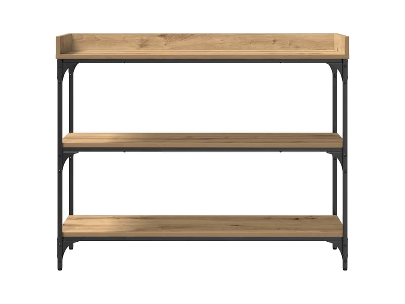  Table console - table d'appoint - table d' entrée chêne artisanal 100 x 30 x 80 cm  - Conforama E