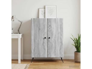 Buffet - bahut - meuble de rangement sonoma gris 66 x 34,5 x 90 cm bois d'ingénierie