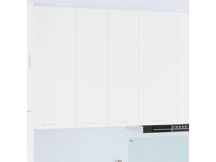 Meuble de rangement cuisine, armoire suspendue blanc 60x31x100cm bois d'ingénierie shl7601