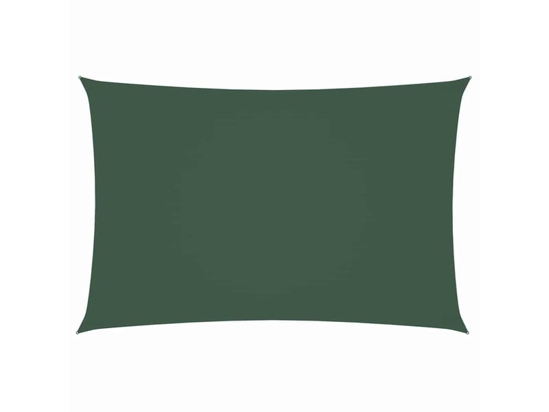  Voile de parasol - voile d'ombrage tissu oxford rectangulaire 2x4 m vert foncé  - Conforama A