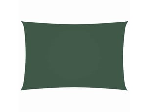 Voile de parasol - voile d'ombrage tissu oxford rectangulaire 2x4 m vert foncé