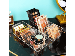 Organisateur de maquillage pour tiroir, compartiment maquillage organisateur cosmétique stockage bijoux présentoir pour bureau armoire
