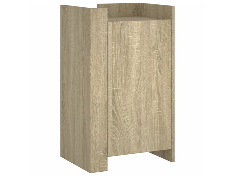  Buffet - bahut - meuble de rangement chêne sonoma 45x35x75 cm bois d'ingénierie  - Conforama A