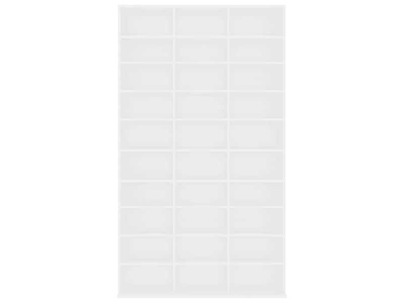 Petite bibliothèque, armoire à cd blanc 102x23x177,5 cm bois d'ingénierie - Conforama C