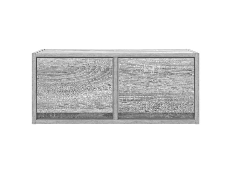  Meuble tv - banc tv - meuble de rangement sonoma gris 60x31x25,5 cm bois d'ingénierie  - Conforama E