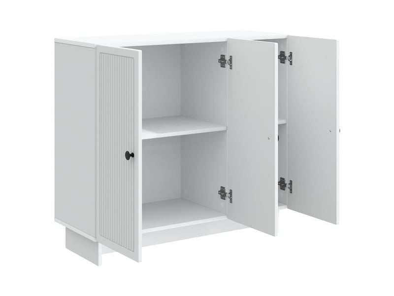 Buffet - bahut - meuble de rangement blanc 89 x 34,5 x 80 cm bois d'ingénierie - Conforama E