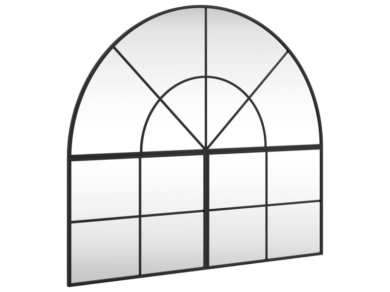  Miroir mural noir 100x90 cm arche fer cf62847  - Conforama A