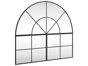 Miroir rectangulaire à fixer coloris noir <strong></strong> <strong></strong> - 100 cm x 90 cm