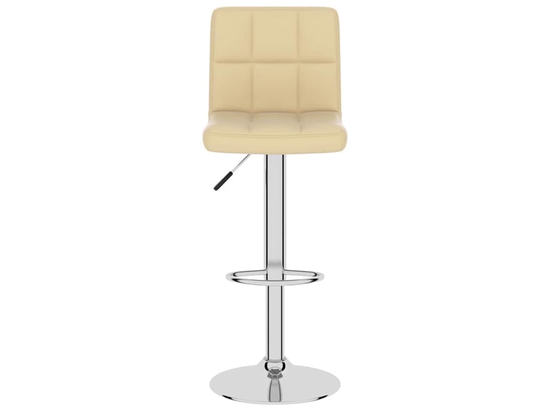  Tabouret de bar, chaise de bar crème similicuir shl82987  - Conforama C