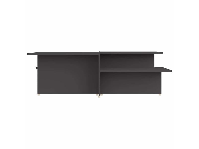  Tables basses 2 pcs - table de salon - table à thé gris 111,5x50x33 cm bois d'ingénierie  - Conforama D