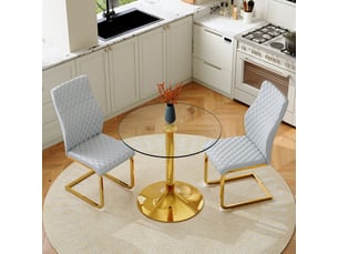 Ensemble table 2 chaise(s)