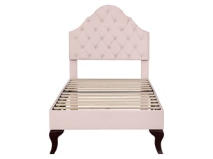 Lit simple 90x200 cm DZMDIP   coloris rose