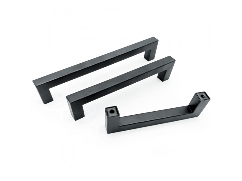  Lot de 10 poignées de meuble de cuisine noires poignée de cuisine de 128 mm poignée de meuble noire en acier inoxydable pour cuisine porte d'armoire  - Conforama C