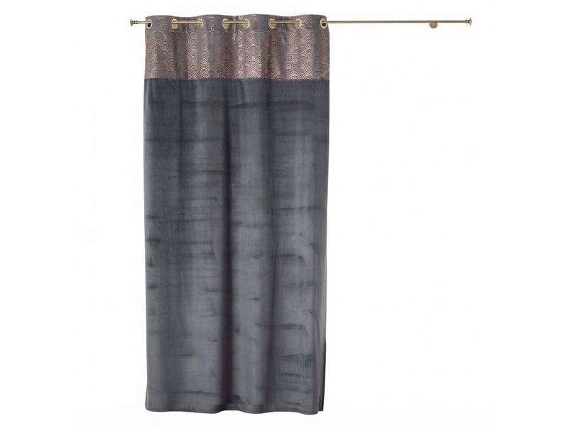  Rideau a oeillets velours duchesse  - Conforama A